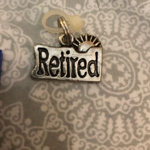 COPY - GANZ silver toned charm-retired